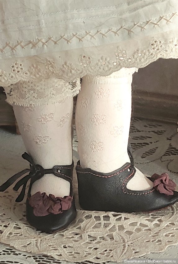 Туфли для антикварной куклы