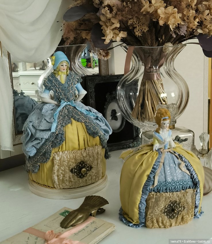 Фарфоровая винтажная half doll (фото 8)