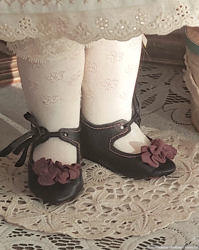 Туфли для антикварной куклы (фото 3)