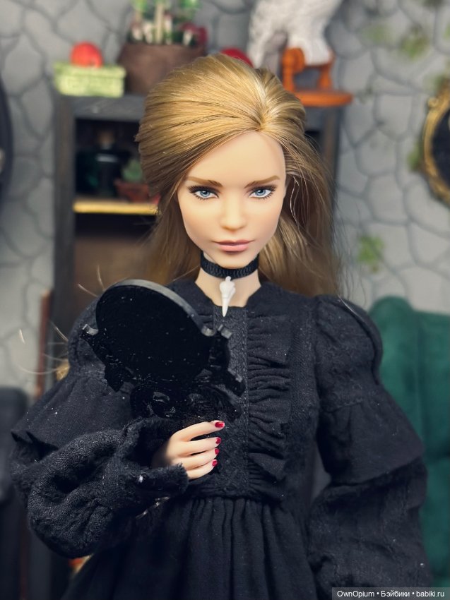 Зеркало на ручке для кукол (фото 2)