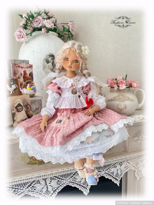 Маняша, коллекционная текстильная кукла (фото 2)