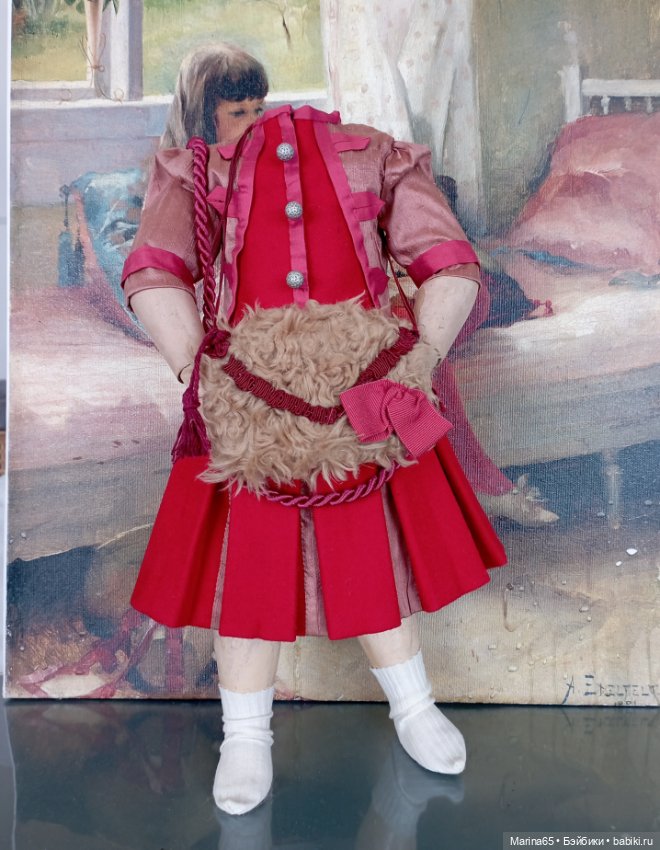 Костюм для вашей красивой антикварной куклы (фото 4)