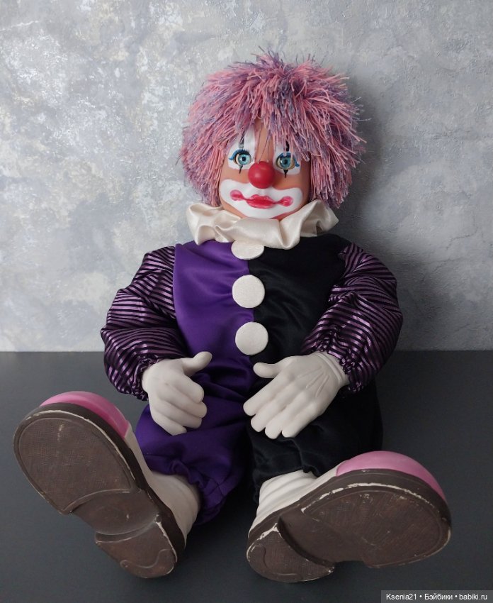 Кукла Клоун Alina Toys — Винтажные куклы и игрушки детства