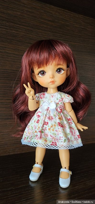 Новый парик на Лати Lati doll