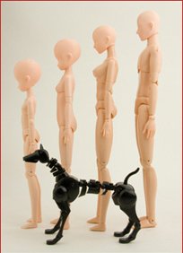 Шарнирная собака OBITSU, масштаб 1:3 (фото 2)