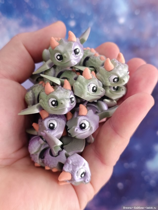 Дракон из термочувствительного пластика