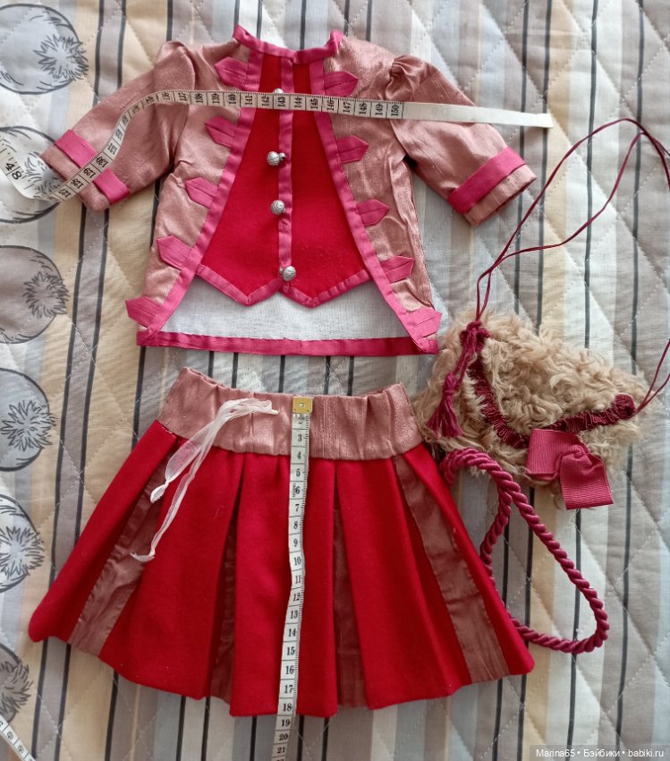 Костюм для вашей красивой антикварной куклы (фото 6)
