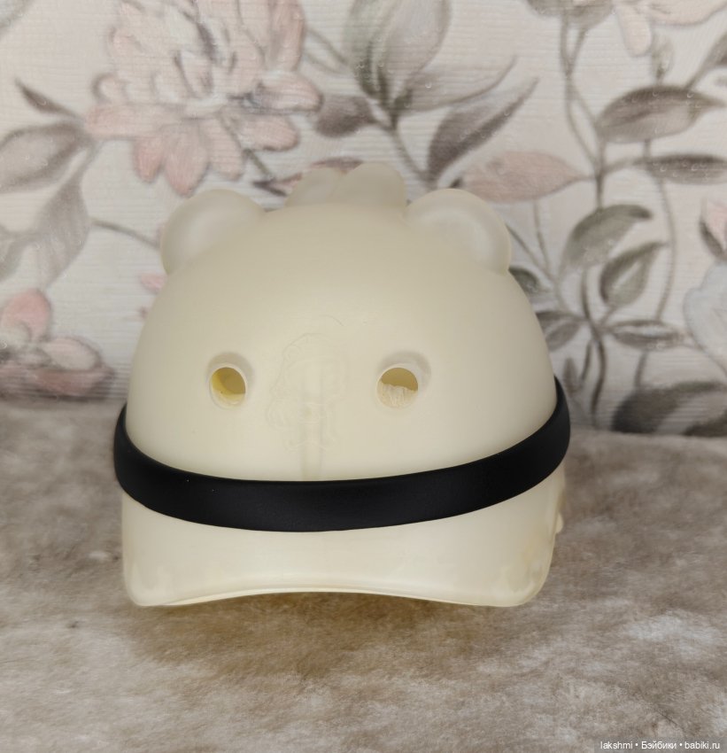 Белый шлем мишка — Аксессуары для BJD (фото 2)