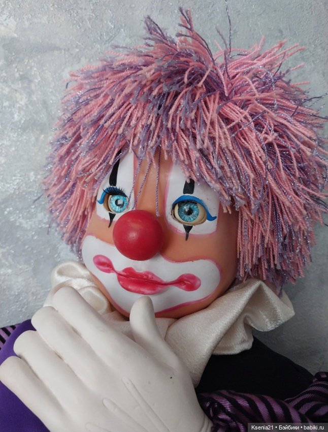 Кукла Клоун Alina Toys — Винтажные куклы и игрушки детства (фото 2)