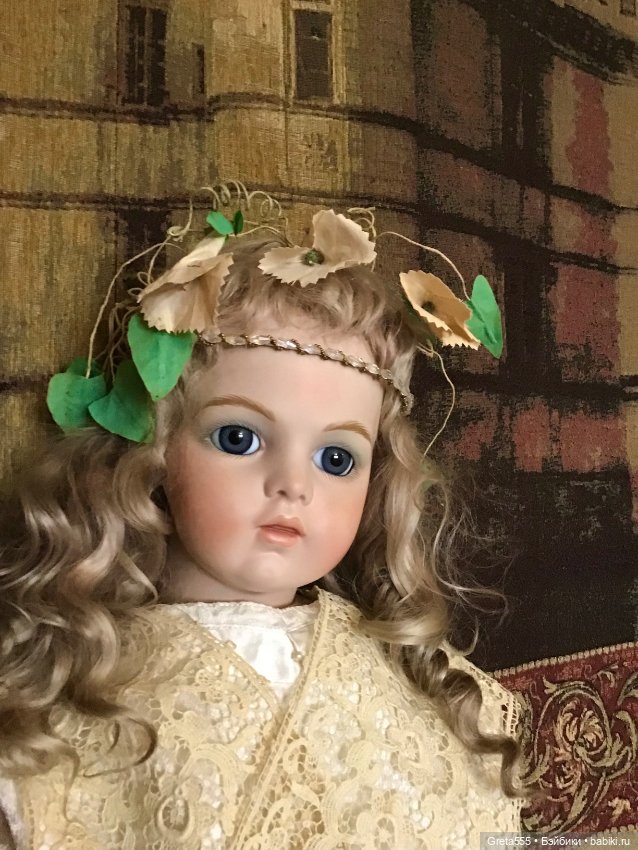 Старинная большая бутоньерка в виде веточки вьюнка (фото 7)