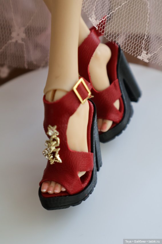 Босоножки для heroes 1/4 М. Пикуновой и Tender creation S2 (фото 2)