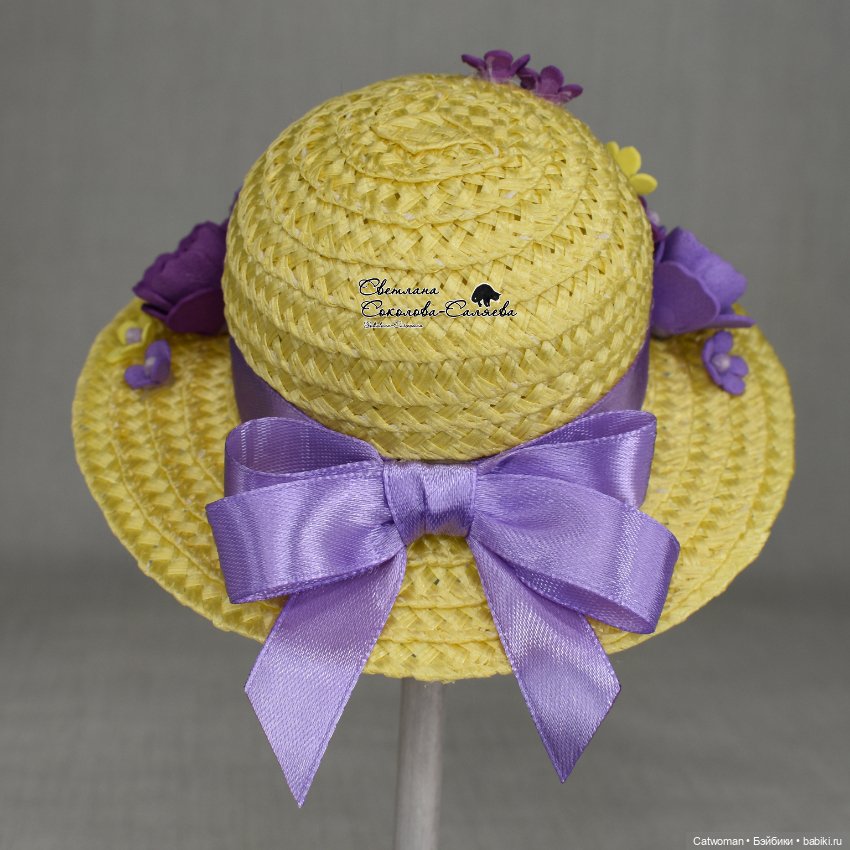 Шляпка на куклу Paola Reina (фото 5)