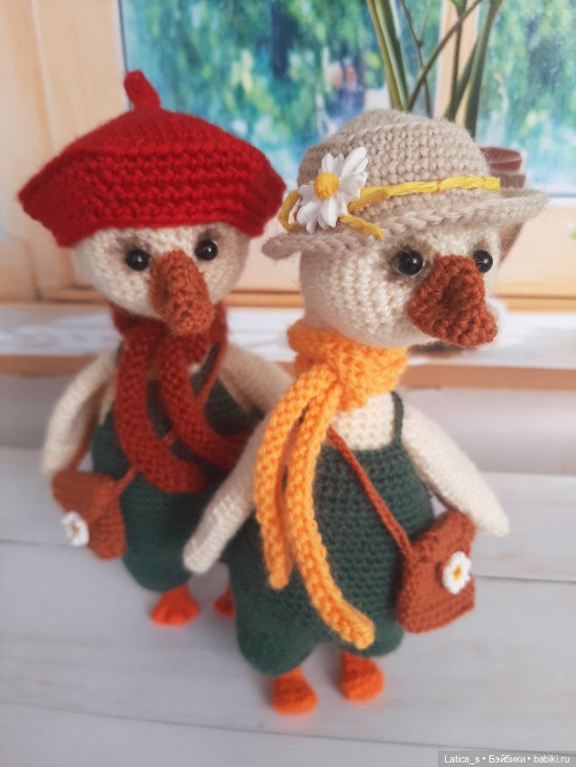 Гусики, лисёнок и др — Авторские игрушки (фото 4)