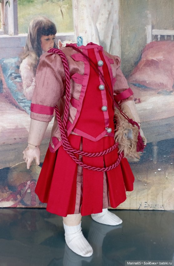 Костюм для вашей красивой антикварной куклы (фото 2)