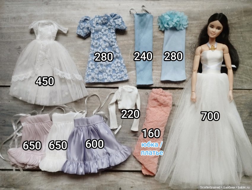 Одежда для Барби и Интегрити