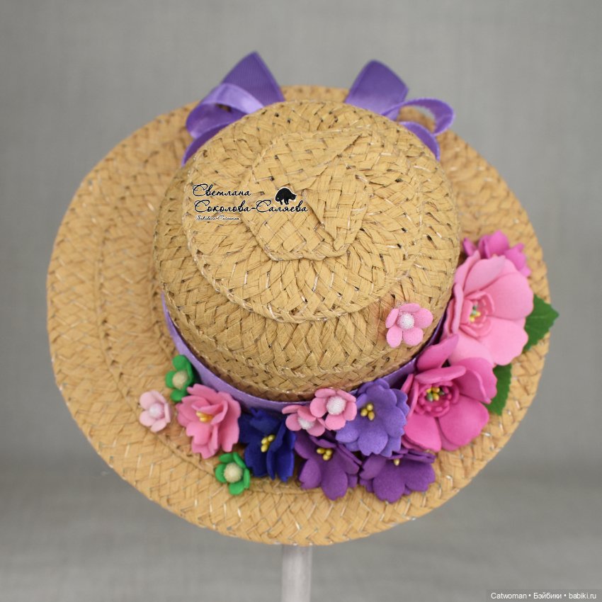 Шляпка на куклу Paola Reina (фото 3)