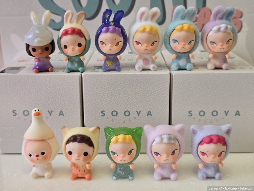 Sooya beans Мини-фигурки Sooya