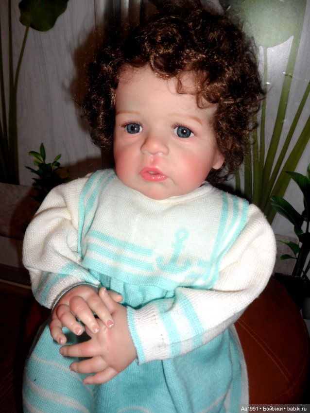 Очень реалистичная детка-реборн
