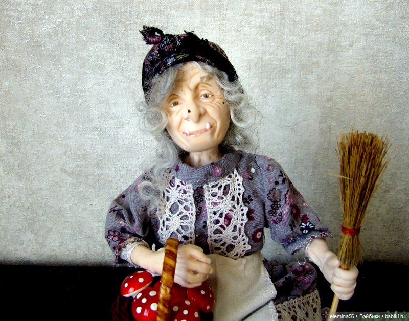 Бабушка Яга — Авторские куклы (фото 3)