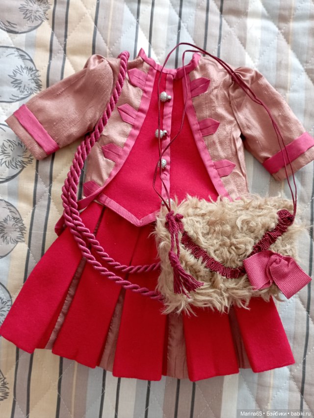 Костюм для вашей красивой антикварной куклы (фото 5)
