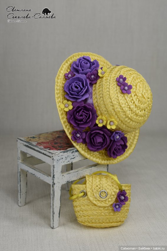 Шляпка на куклу Paola Reina (фото 2)