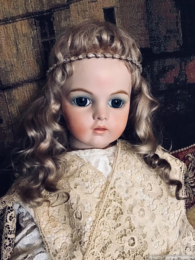 Ободок для волос , старая Чехия , для антикварных кукол и реплик