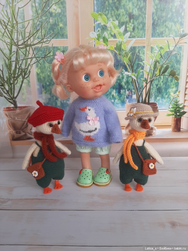 Гусики, лисёнок и др — Авторские игрушки (фото 6)