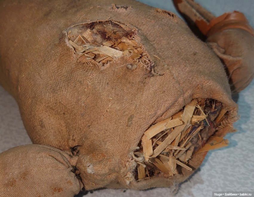 Уникальный звуковой механизм антикварной куклы. Пищик. Раритет (фото 8)