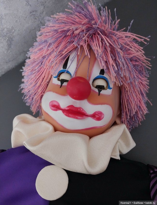 Кукла Клоун Alina Toys — Винтажные куклы и игрушки детства (фото 3)