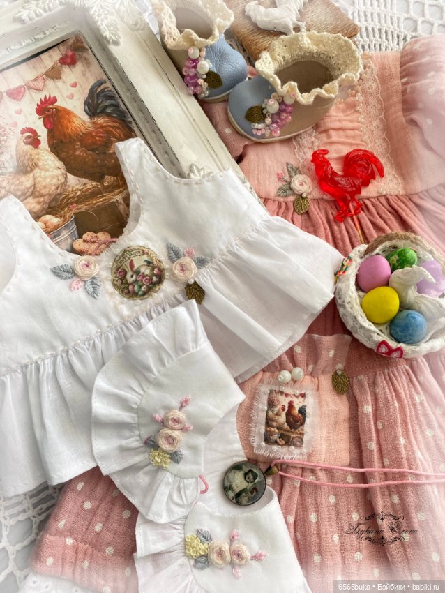 Маняша, коллекционная текстильная кукла (фото 8)