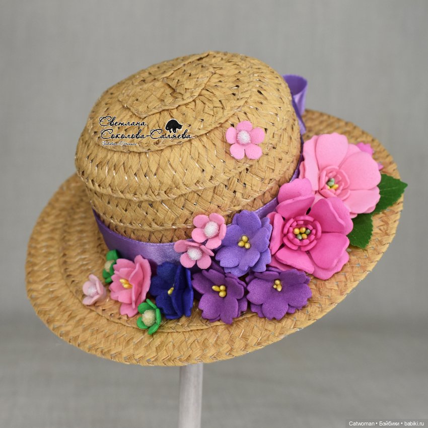 Шляпка на куклу Paola Reina (фото 2)