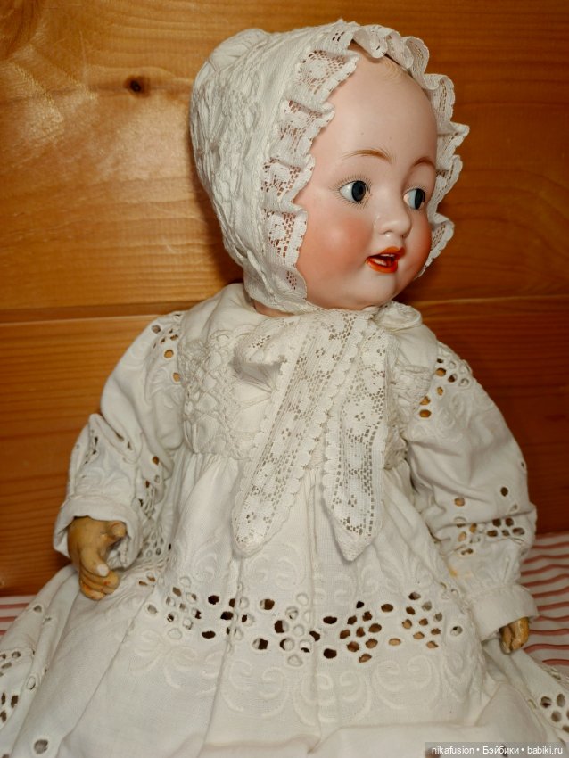 Крестильный костюм на пупса рост 40 см (фото 5)