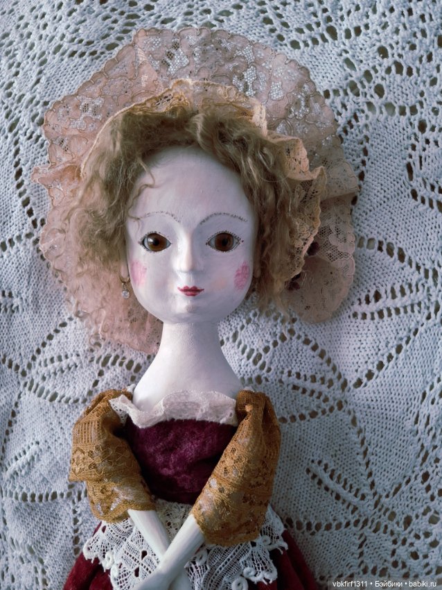 Королева Анна-реплика старинных кукол 16-18 век (фото 4)