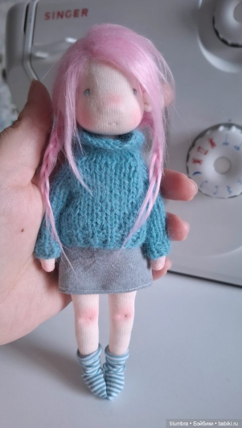 Печальный цветочек — Авторские куклы (фото 2)