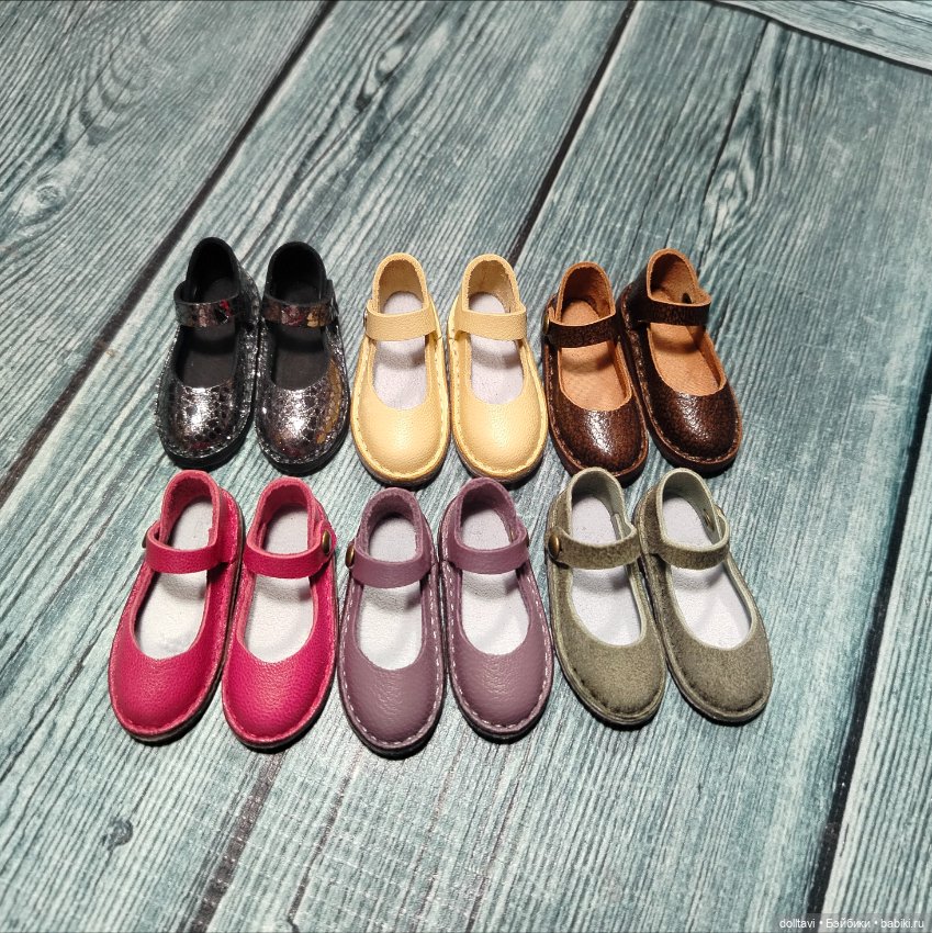 Туфли 4,3*1,6см — Обувь для кукол (фото 8)