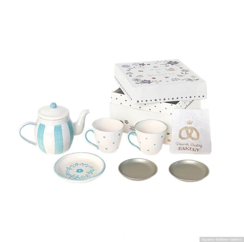 Чайный набор для кукол формата Blythe 1/6