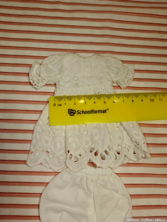 Платье на антикварную или винтажную куклу рост 16-18 см (фото 6)
