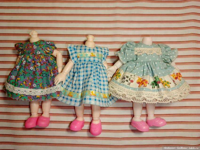 Платья на маленьких куколок