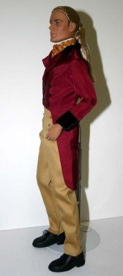 Выкройка PDF в натуральную величину / мужской костюм эпохи регентства для кукол Matt Tonner 43 см (фото 3)