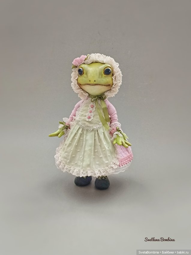 Лягушечка — Авторские игрушки (фото 8)
