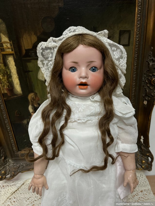 Очень редкая характерная кукла HANNA SCHÖNAU&HOFFMEISTER рост 64 см (фото 2)