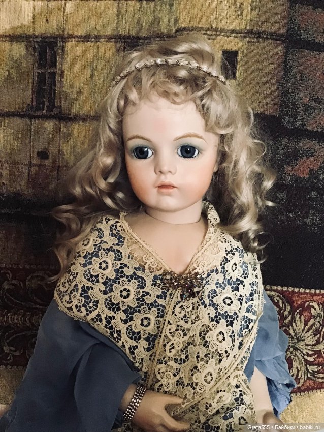 Ободок для волос , старая Чехия , для антикварных кукол и реплик