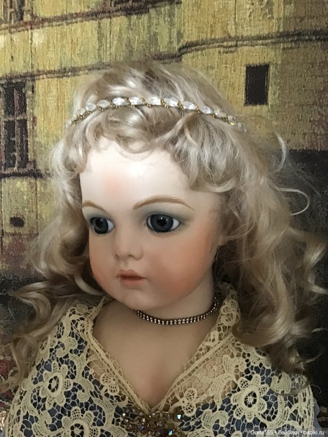 Ободок для волос , старая Чехия , для антикварных кукол и реплик