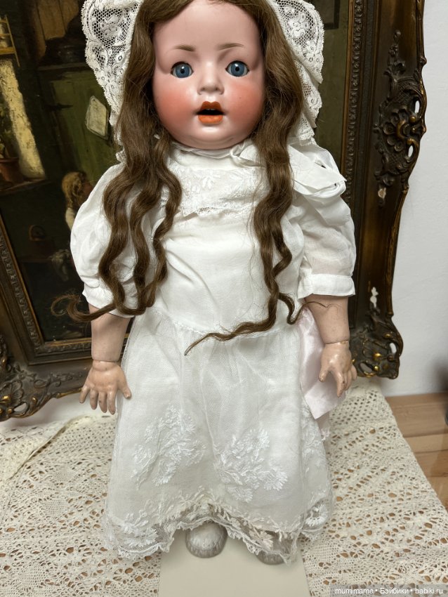 Очень редкая характерная кукла HANNA SCHÖNAU&HOFFMEISTER рост 64 см (фото 4)