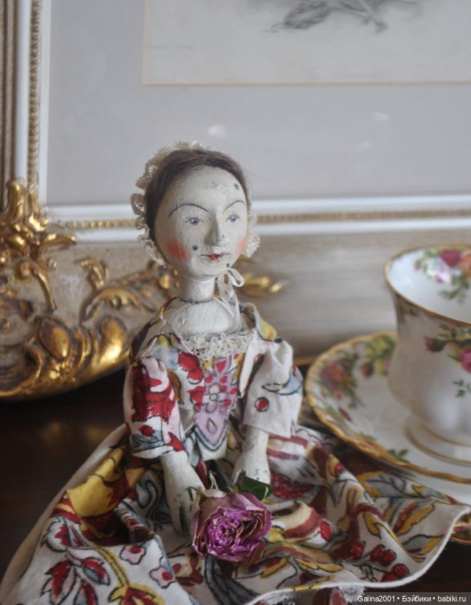 Кукла-реплика из дерева Леди Анна (фото 2)