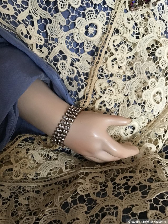 Ободок для волос , старая Чехия , для антикварных кукол и реплик