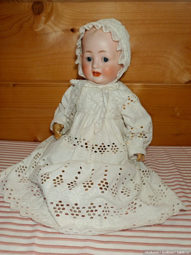 Крестильный костюм на пупса рост 40 см (фото 3)