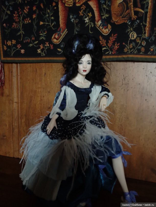 Фарфоровая кукла Гортензия от Тони Надточий (фото 5)