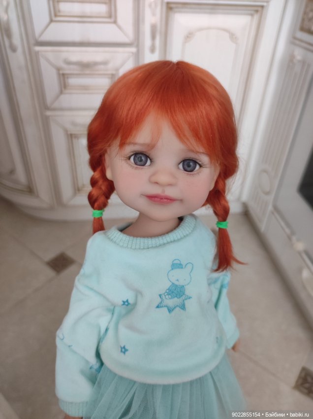 Продам очень красивый паричок из локонов козочки размер 8-9 (фото 2)