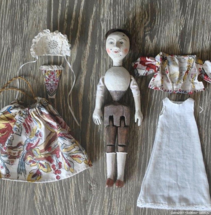 Кукла-реплика из дерева Леди Анна (фото 3)